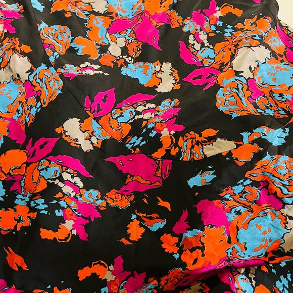 Givenchy Silk Floral One Shoulder Ruffle Dress Size EU 40 NWT Multicolor - Picture 7 of 12